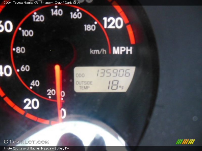 Phantom Gray / Dark Gray 2004 Toyota Matrix XR