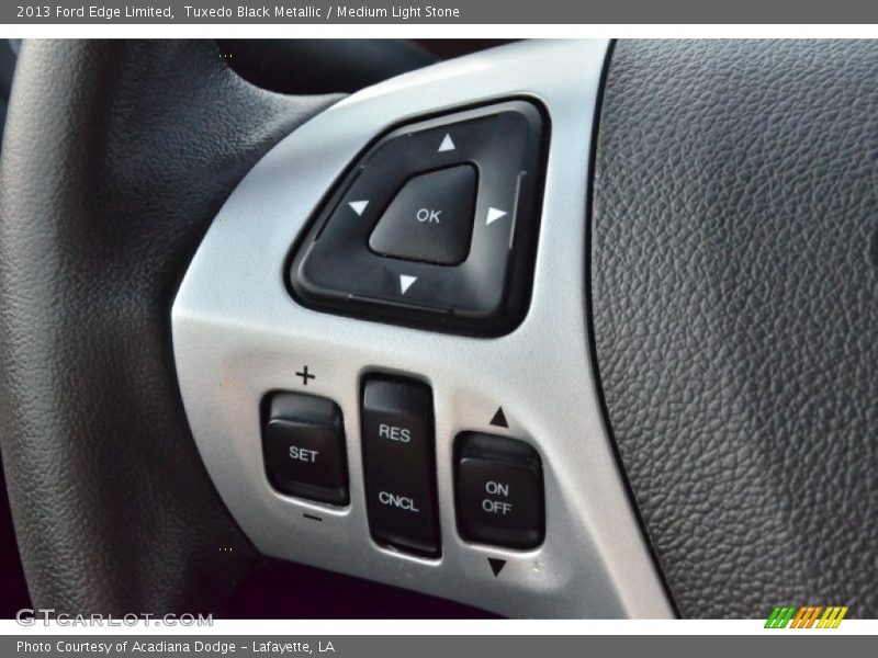 Tuxedo Black Metallic / Medium Light Stone 2013 Ford Edge Limited