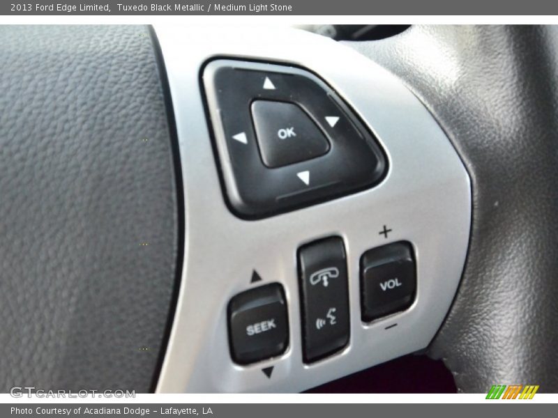 Tuxedo Black Metallic / Medium Light Stone 2013 Ford Edge Limited