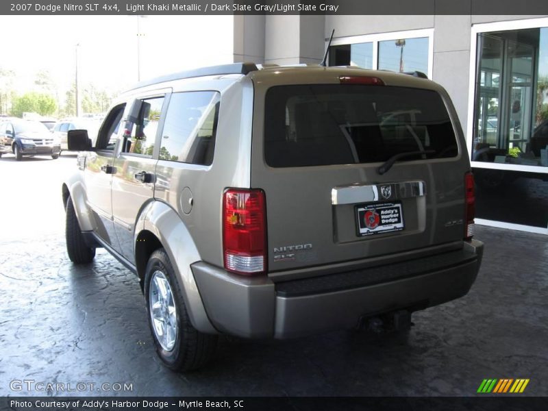 Light Khaki Metallic / Dark Slate Gray/Light Slate Gray 2007 Dodge Nitro SLT 4x4