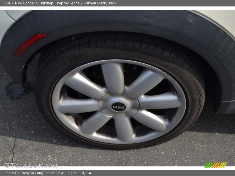 Pepper White / Carbon Black/Black 2007 Mini Cooper S Hardtop
