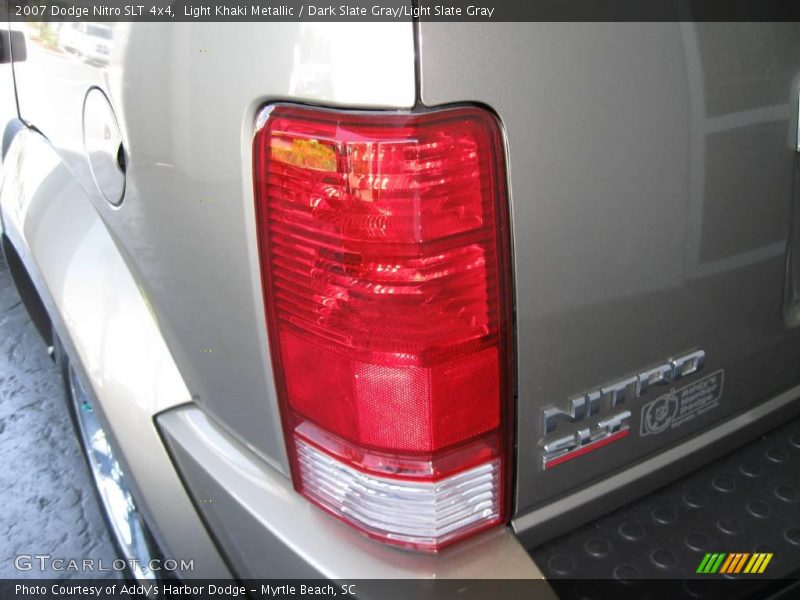 Light Khaki Metallic / Dark Slate Gray/Light Slate Gray 2007 Dodge Nitro SLT 4x4