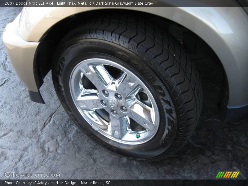 Light Khaki Metallic / Dark Slate Gray/Light Slate Gray 2007 Dodge Nitro SLT 4x4