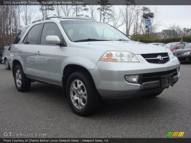Starlight Silver Metallic / Ebony 2001 Acura MDX Touring