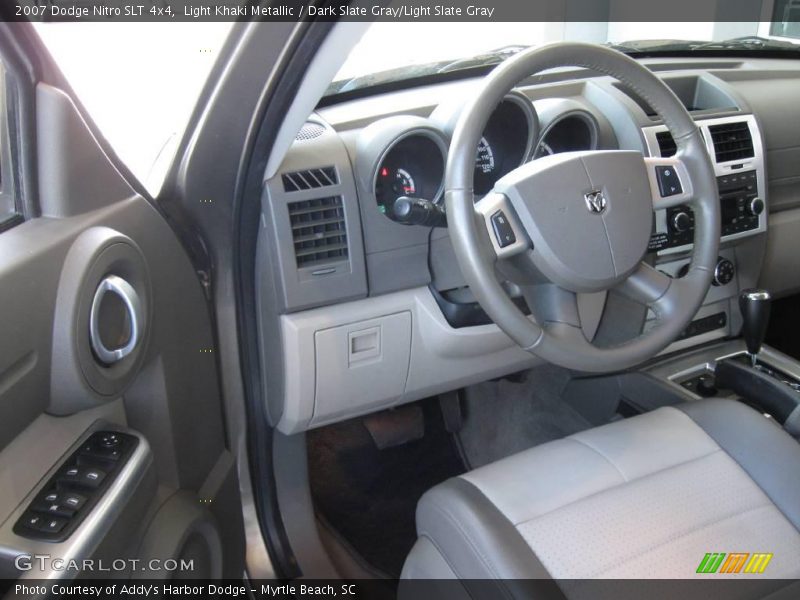 Light Khaki Metallic / Dark Slate Gray/Light Slate Gray 2007 Dodge Nitro SLT 4x4