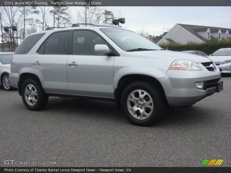 Starlight Silver Metallic / Ebony 2001 Acura MDX Touring