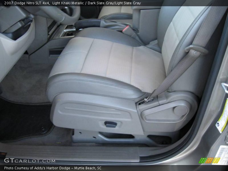Light Khaki Metallic / Dark Slate Gray/Light Slate Gray 2007 Dodge Nitro SLT 4x4