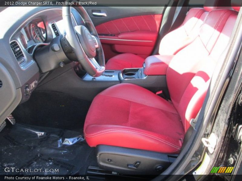 Front Seat of 2012 Charger SRT8