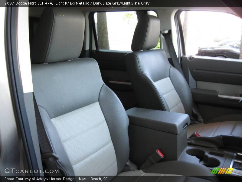 Light Khaki Metallic / Dark Slate Gray/Light Slate Gray 2007 Dodge Nitro SLT 4x4