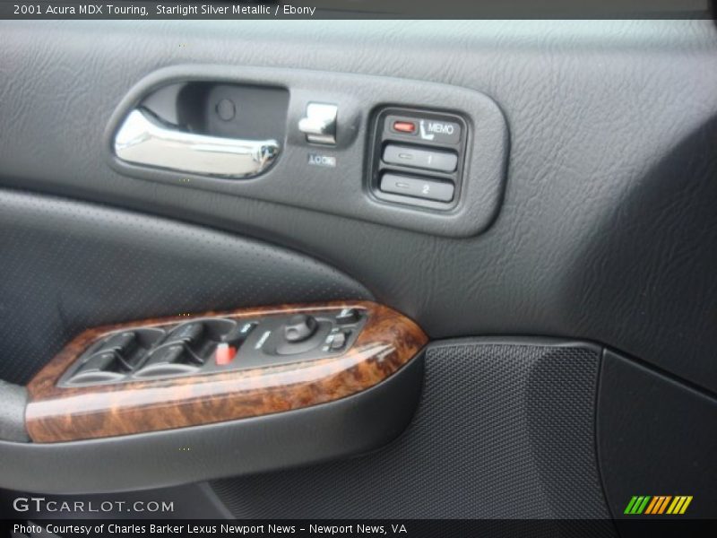 Starlight Silver Metallic / Ebony 2001 Acura MDX Touring
