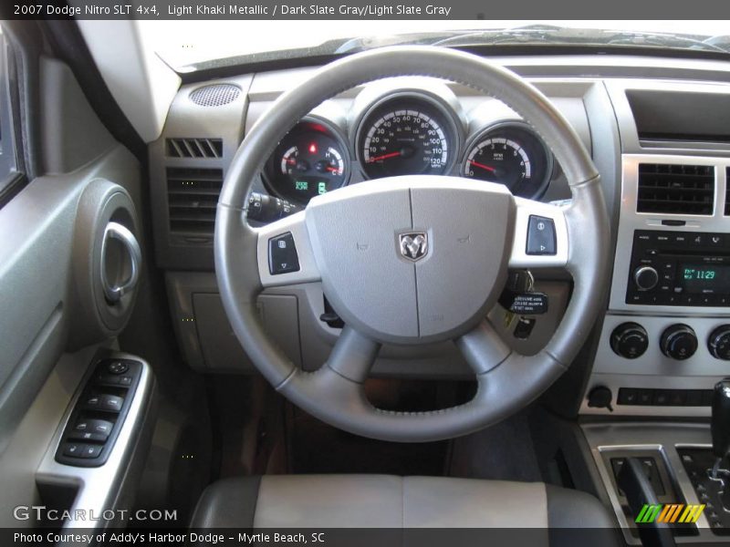 Light Khaki Metallic / Dark Slate Gray/Light Slate Gray 2007 Dodge Nitro SLT 4x4