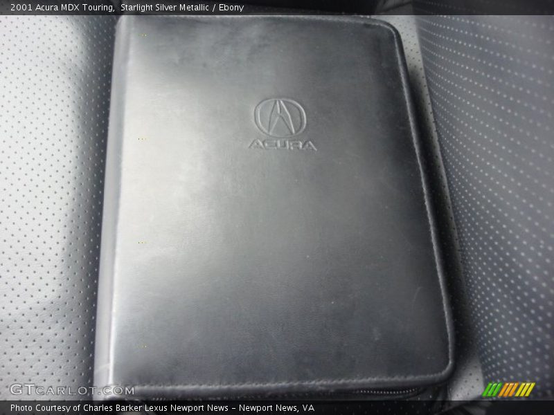 Starlight Silver Metallic / Ebony 2001 Acura MDX Touring