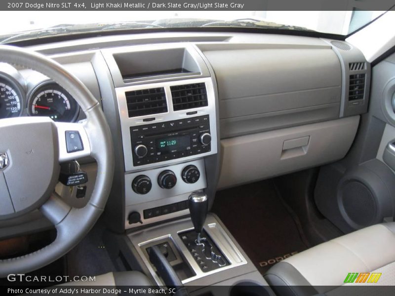Light Khaki Metallic / Dark Slate Gray/Light Slate Gray 2007 Dodge Nitro SLT 4x4