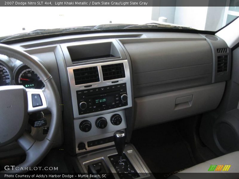 Light Khaki Metallic / Dark Slate Gray/Light Slate Gray 2007 Dodge Nitro SLT 4x4
