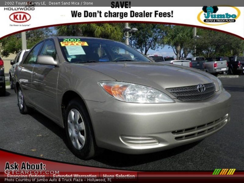 Desert Sand Mica / Stone 2002 Toyota Camry LE