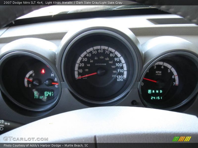 Light Khaki Metallic / Dark Slate Gray/Light Slate Gray 2007 Dodge Nitro SLT 4x4