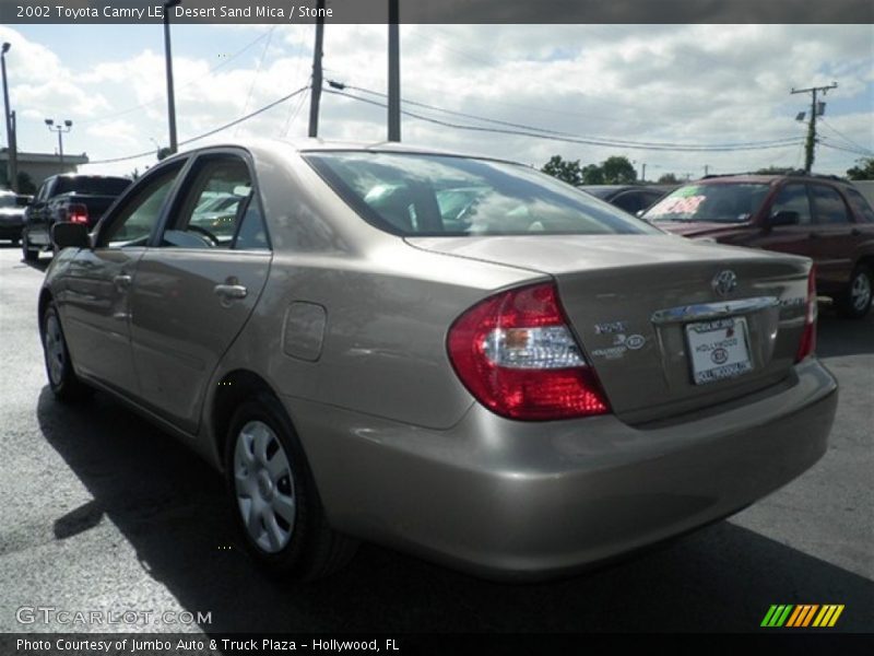 Desert Sand Mica / Stone 2002 Toyota Camry LE