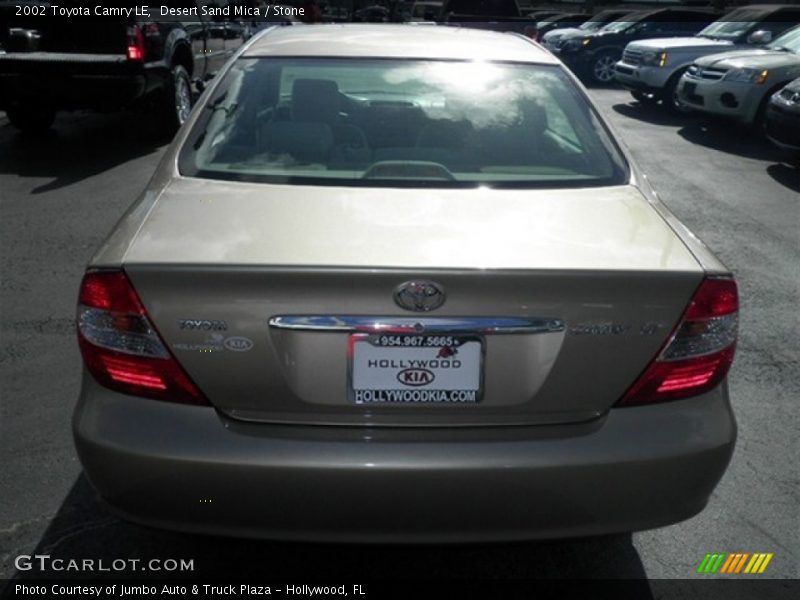Desert Sand Mica / Stone 2002 Toyota Camry LE
