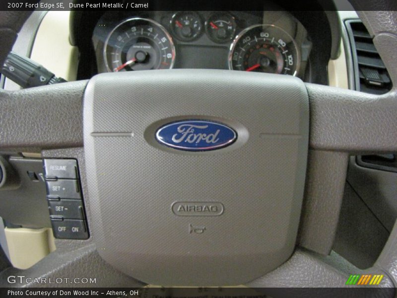 Dune Pearl Metallic / Camel 2007 Ford Edge SE