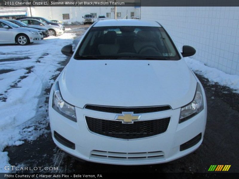 Summit White / Jet Black/Medium Titanium 2011 Chevrolet Cruze LS