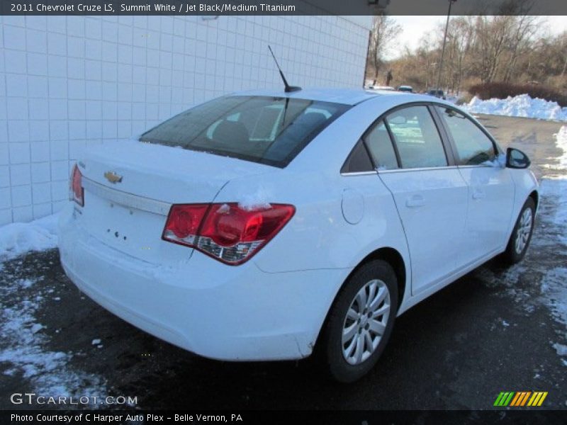 Summit White / Jet Black/Medium Titanium 2011 Chevrolet Cruze LS