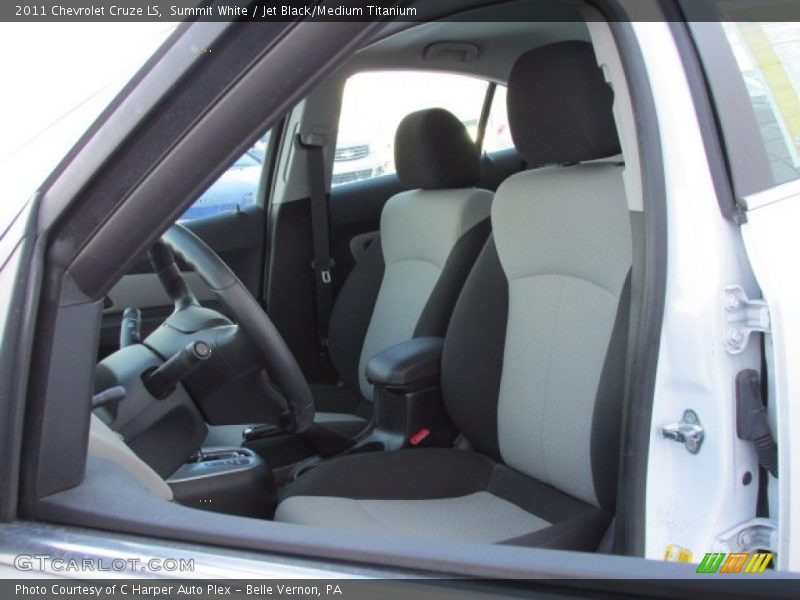 Summit White / Jet Black/Medium Titanium 2011 Chevrolet Cruze LS