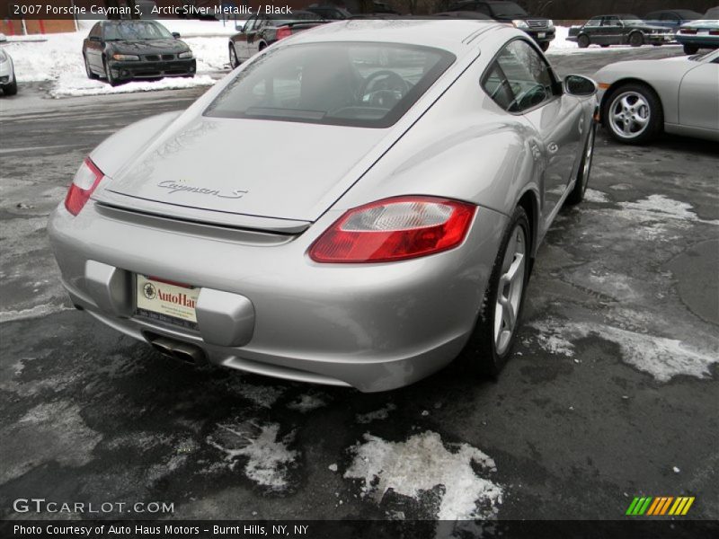 Arctic Silver Metallic / Black 2007 Porsche Cayman S