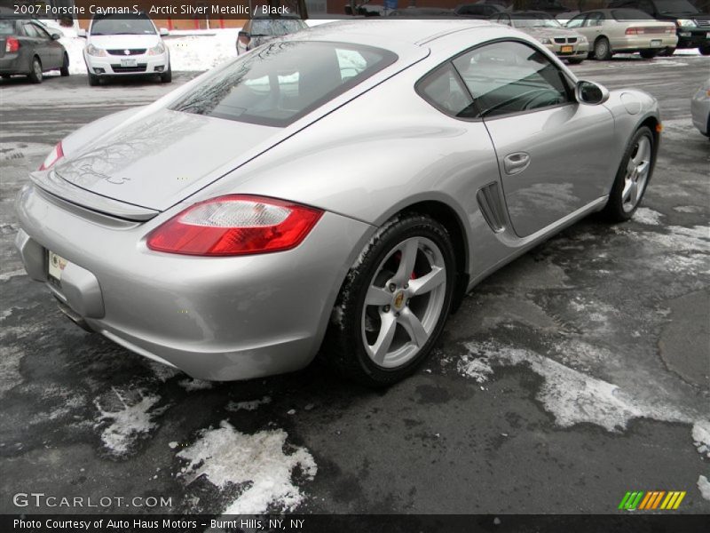 Arctic Silver Metallic / Black 2007 Porsche Cayman S