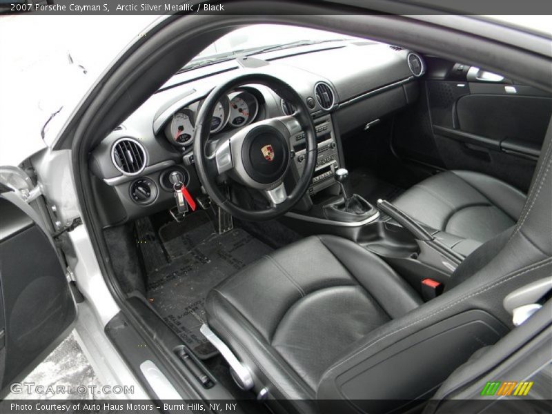 Black Interior - 2007 Cayman S 