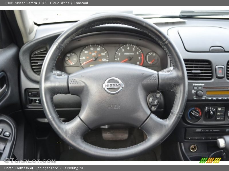 Cloud White / Charcoal 2006 Nissan Sentra 1.8 S