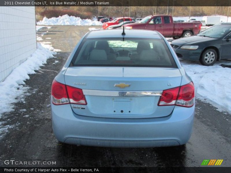 Ice Blue Metallic / Medium Titanium 2011 Chevrolet Cruze LT