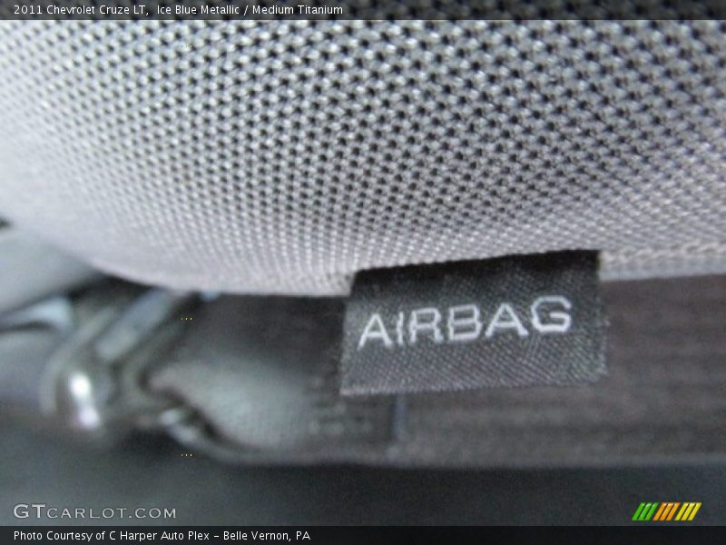 Ice Blue Metallic / Medium Titanium 2011 Chevrolet Cruze LT