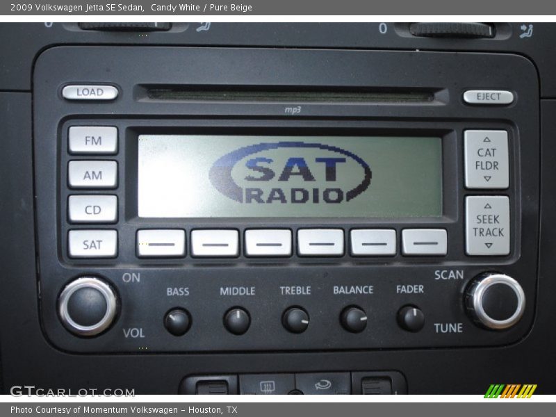 Candy White / Pure Beige 2009 Volkswagen Jetta SE Sedan