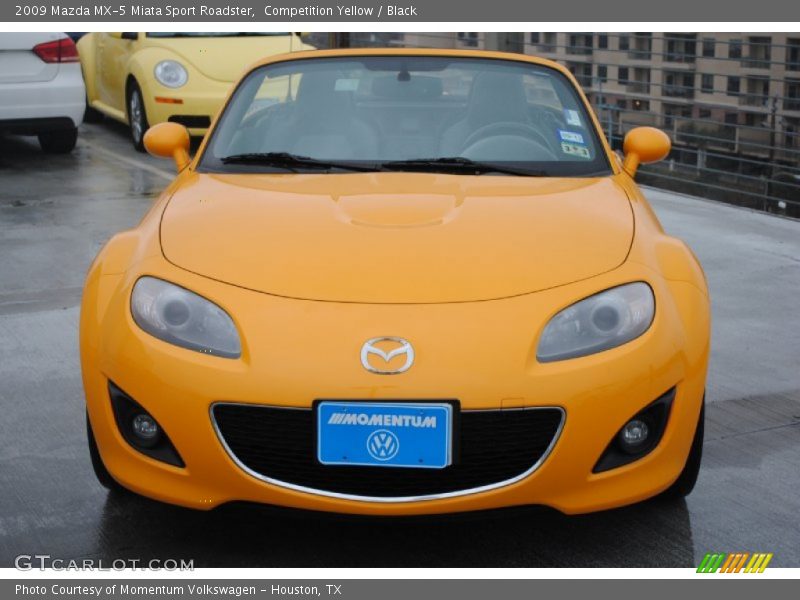Competition Yellow / Black 2009 Mazda MX-5 Miata Sport Roadster
