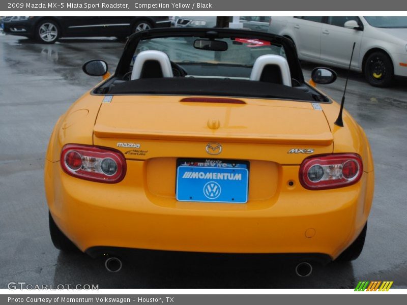 Competition Yellow / Black 2009 Mazda MX-5 Miata Sport Roadster