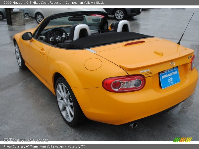 Competition Yellow / Black 2009 Mazda MX-5 Miata Sport Roadster