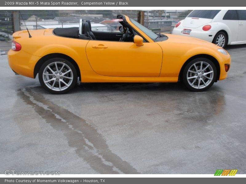 Competition Yellow / Black 2009 Mazda MX-5 Miata Sport Roadster