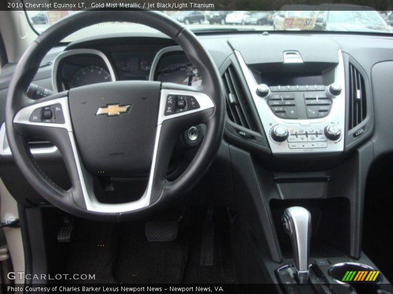 Gold Mist Metallic / Jet Black/Light Titanium 2010 Chevrolet Equinox LT