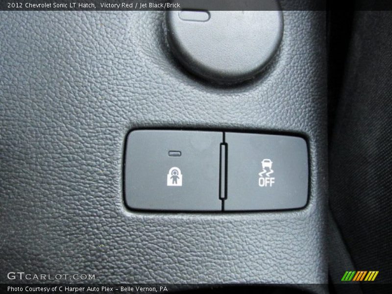 Victory Red / Jet Black/Brick 2012 Chevrolet Sonic LT Hatch