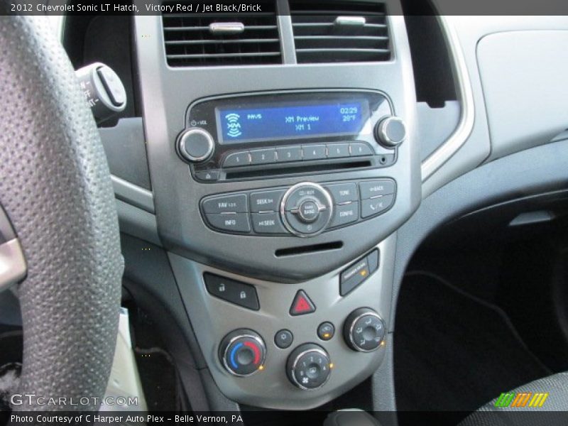 Victory Red / Jet Black/Brick 2012 Chevrolet Sonic LT Hatch