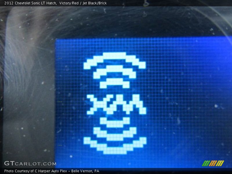 Victory Red / Jet Black/Brick 2012 Chevrolet Sonic LT Hatch