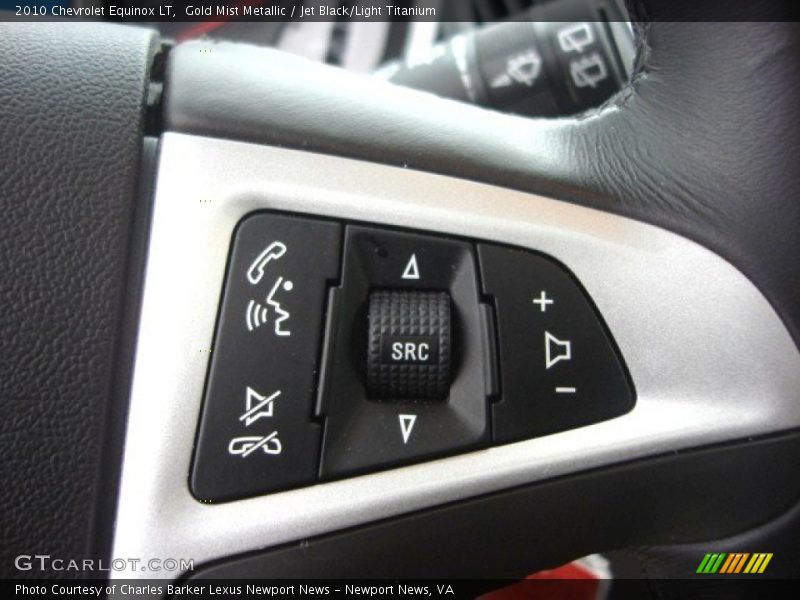 Gold Mist Metallic / Jet Black/Light Titanium 2010 Chevrolet Equinox LT