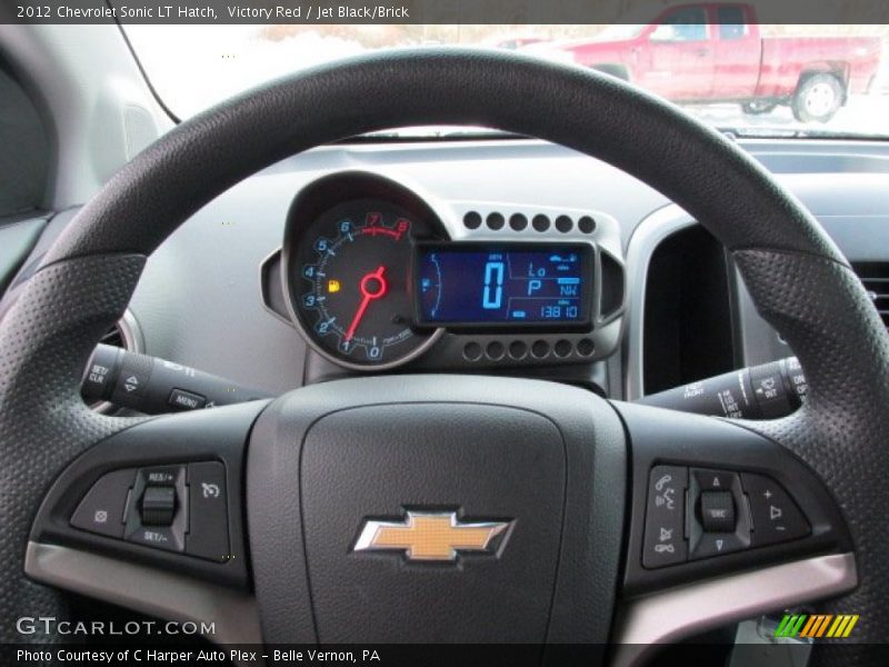 Victory Red / Jet Black/Brick 2012 Chevrolet Sonic LT Hatch
