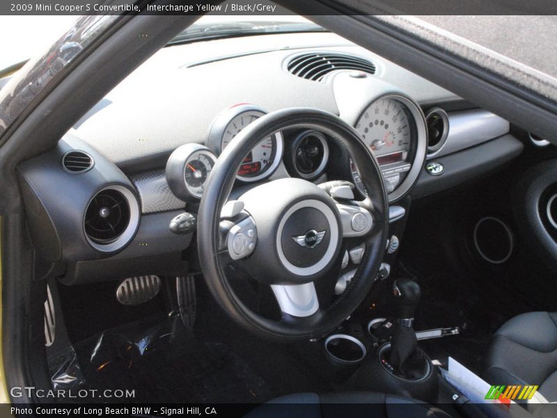 Interchange Yellow / Black/Grey 2009 Mini Cooper S Convertible