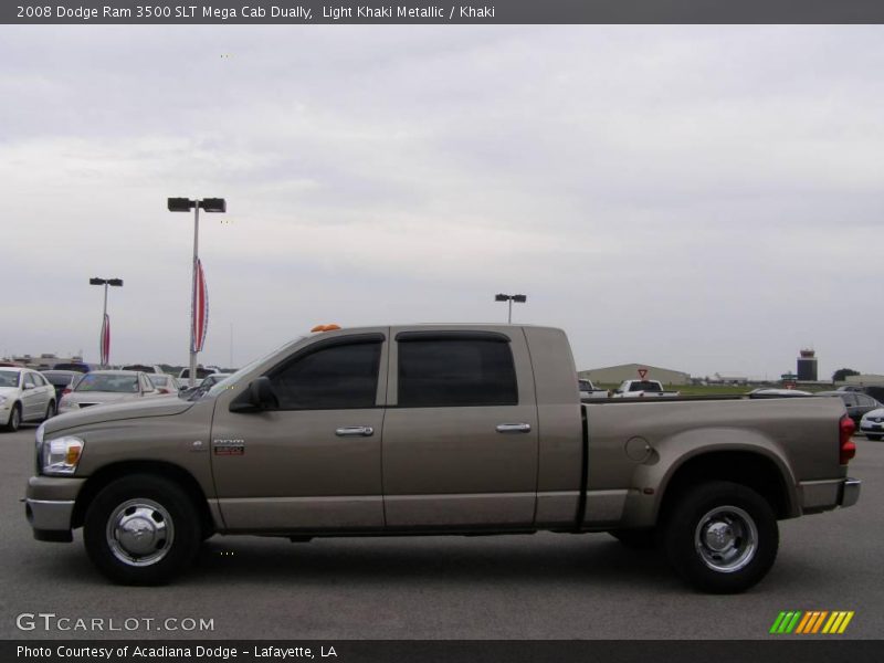 Light Khaki Metallic / Khaki 2008 Dodge Ram 3500 SLT Mega Cab Dually