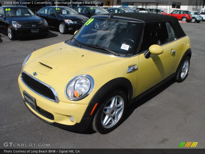 Interchange Yellow / Black/Grey 2009 Mini Cooper S Convertible