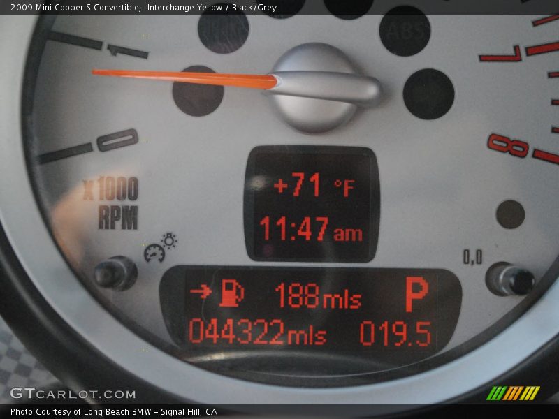 Interchange Yellow / Black/Grey 2009 Mini Cooper S Convertible