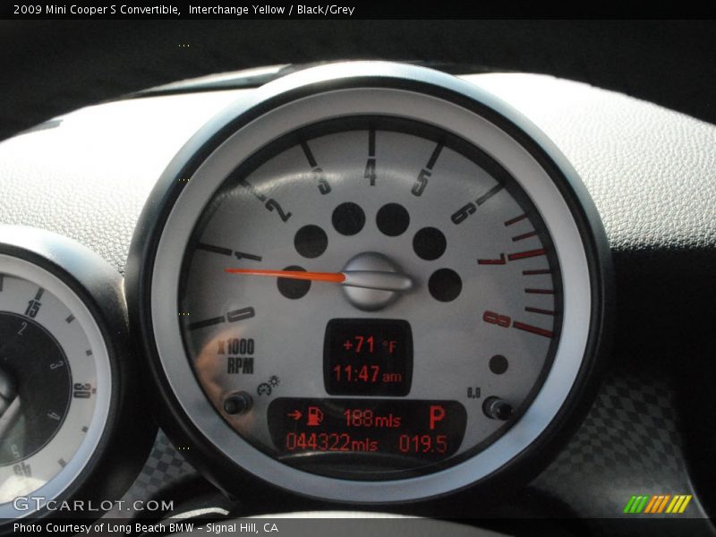 Interchange Yellow / Black/Grey 2009 Mini Cooper S Convertible
