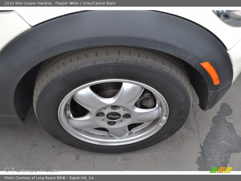 Pepper White / Grey/Carbon Black 2010 Mini Cooper Hardtop