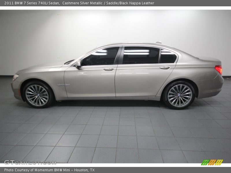  2011 7 Series 740Li Sedan Cashmere Silver Metallic
